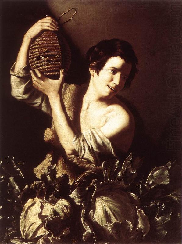 Boy with a Flask and Cabbages, SALINI, Tommaso